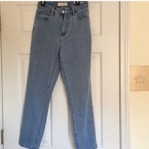 PacSun blue denim mom jean